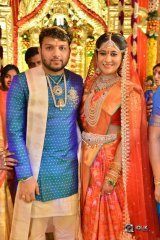Celebs at Bandla Ganesh Brothers Daughter Ashritha Wedding Photos
